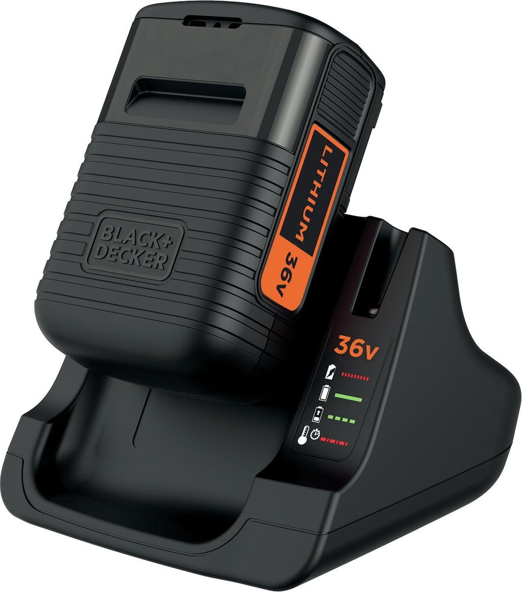 Kit Black+decker : chargeur 36v 2a + 1 batterie 36v 2.0ah - bdc2a36-qw