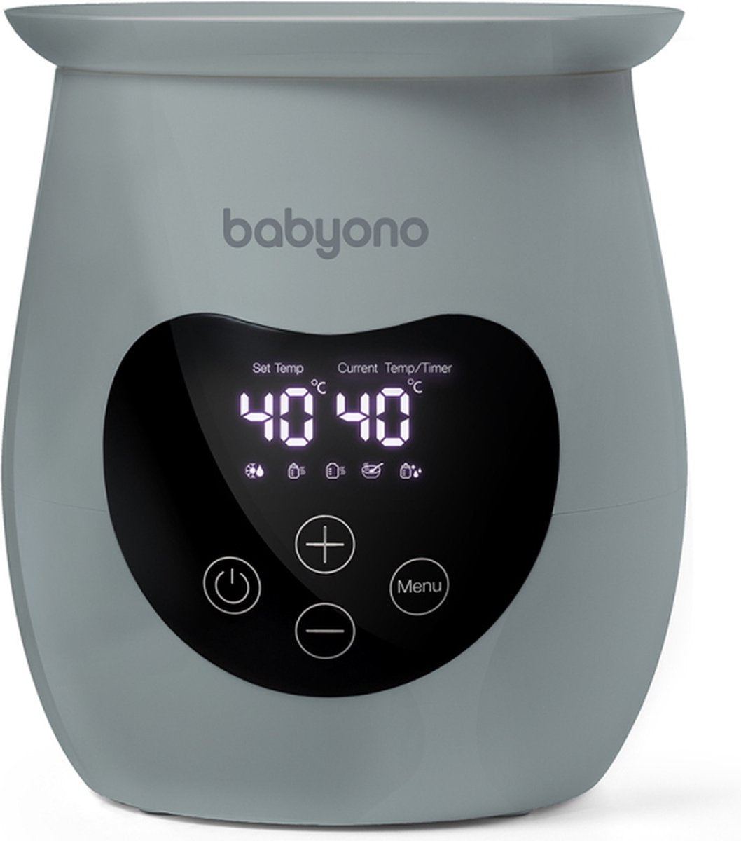 Babyono baby ono chauffe-biberon et stérilisateur naturel gris miel
