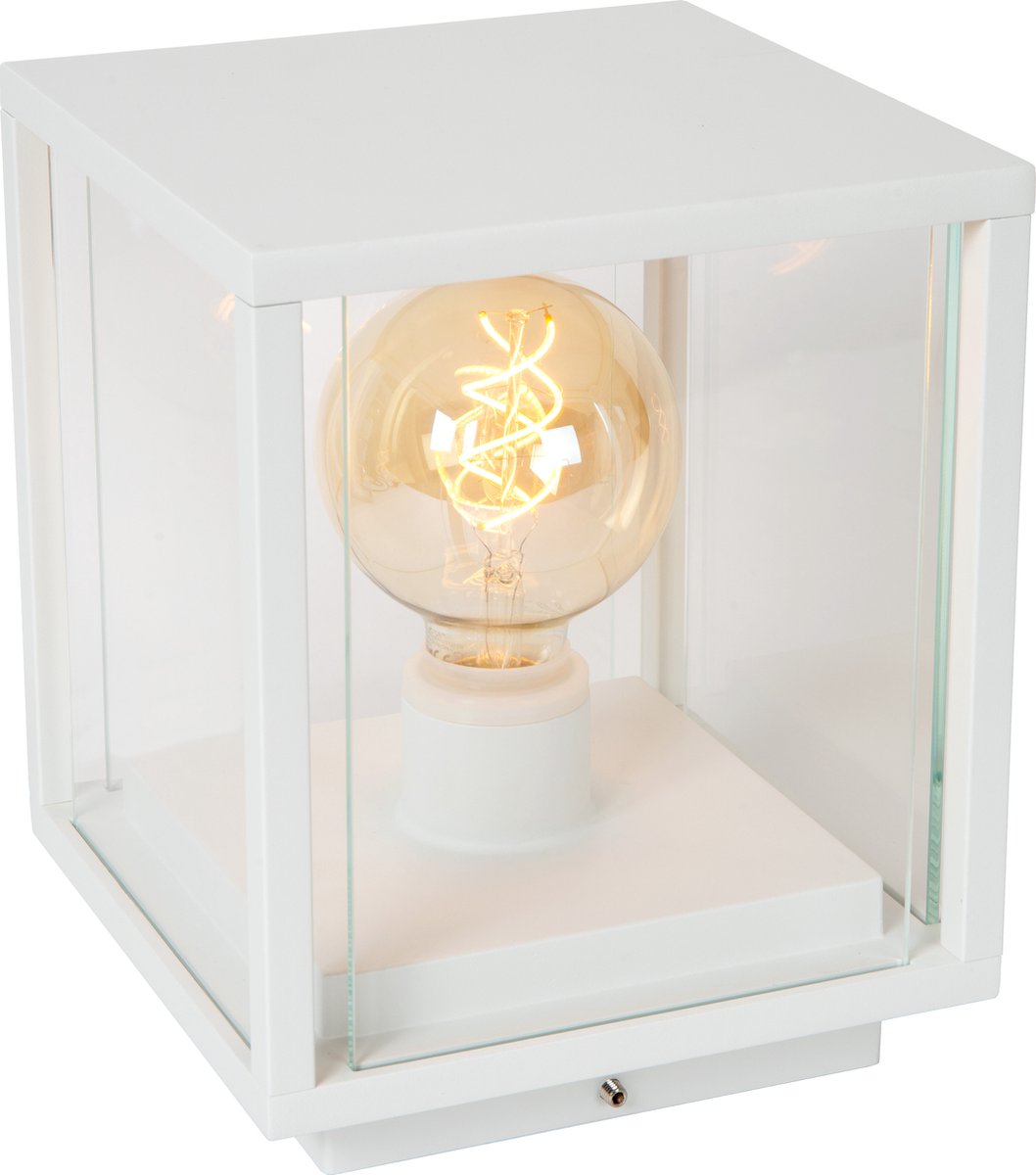Lucide claire - lampe sur pied - 1xe27 - ip54 - blanc