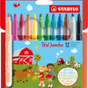 Stabilo trio jumbo viledstifts, 12st.