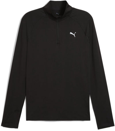 Haut de sport Puma m run speed cloudspun 1 4 zip pour homme - noir