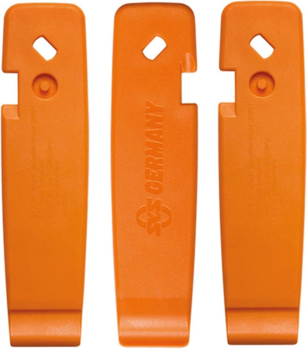 Sks Sks de 3 morceaux de briquets de pneus orange sur la carte