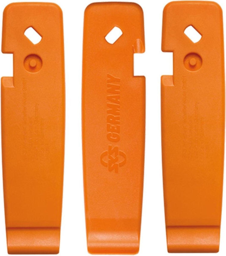 Sks Sks de 3 morceaux de briquets de pneus orange sur la carte