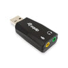 Équipement adaptateur audio USB 245320, USB Type-A, 3,5 mm, 22 mm, 51 mm, 12 mm, noir