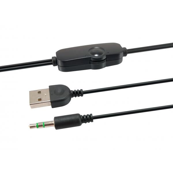 Équipement équipement 245331 Mini haut-parleur USB, 2,0 canaux, câblé, 3 W, 90 20 Hz, 40 o, noir
