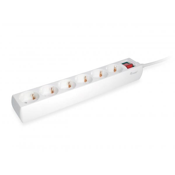 Équipez l'équipement 245552 STRIR 6-OUTLETLE avec interrupteur, sort 6x prise (s) à l'intérieur, type F, 1,5 mm², 1,5 m