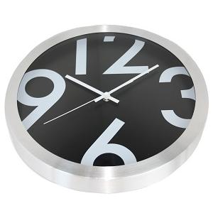 NXT NXT Clock 13803 Numéros, Ø35 cm, mur, noir