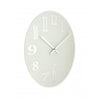 Nextime Nextime Klok 2472 Miroir Verre, Ø43 cm, mur, blanc