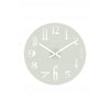 Nextime Nextime Klok 2472 Miroir Verre, Ø43 cm, mur, blanc