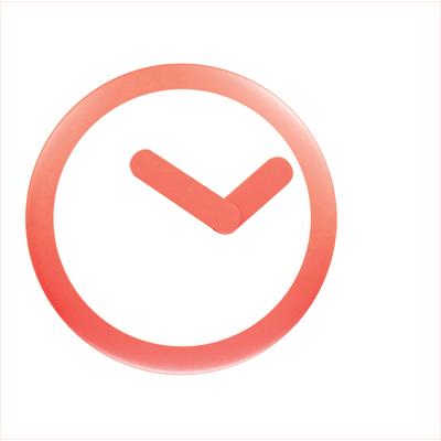 NextIMIMIMIME KLOK 2615RO FOCUS, Ø25 cm, mur, rouge blanc