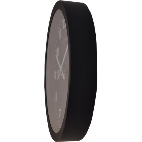 Nextime Nextime Klok 2906ma Mercure, Ø 25 cm, mur, noir