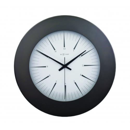 Nextime Nextime Klok 2945 Colt, Ø 45 cm, mur, noir