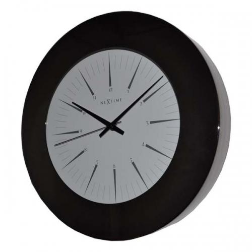 Nextime Nextime Klok 2945 Colt, Ø 45 cm, mur, noir