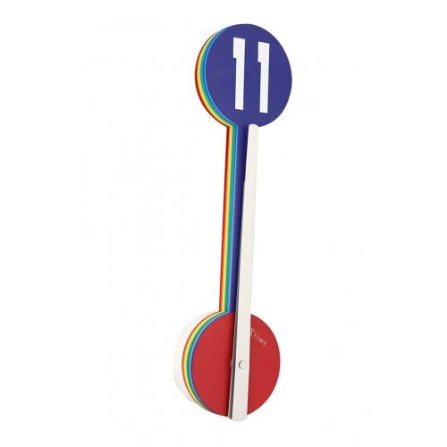 Nextime Nextime Klok 2995DI Guide de couleur, Ø 60 cm, mur, multicolore
