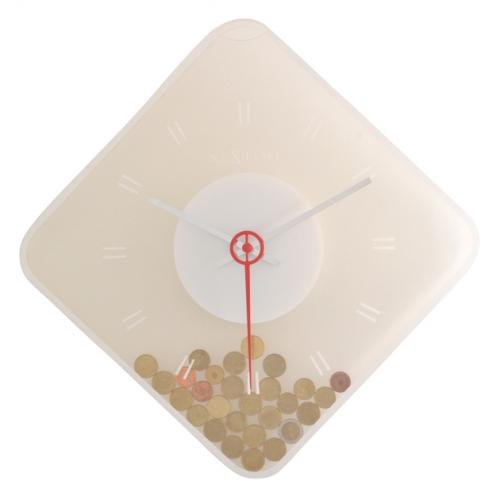 Nextime Nextime Klok 3006 pièces, 35x35 cm, mur, transparent