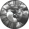 Nextime Nextime Klok 3037 Clouds, Ø39 cm, mur, noir