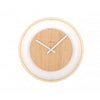 Nextime Nextime Klok 3046 Look en bois, Ø30 cm, mur, bois