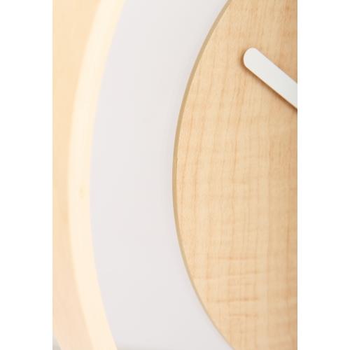 Nextime Nextime Klok 3046 Look en bois, Ø30 cm, mur, bois