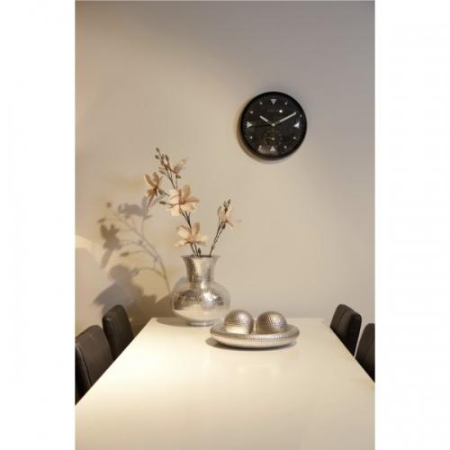 Nextime Nextime Klok 3049 Seriiat Black, Ø32 cm, mur, noir