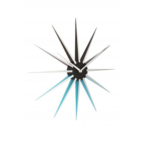 Nextime Nextime Klok 3051bl Nova, Ø50 cm, mur, bleu noir