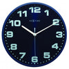 Nextime Nextime Klok 3053Bl Dash Blue, Ø 35 cm, mur, bleu