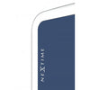 Nextime Nextime KLOK 3072BL LE POUT UP, 40,5x41,5 cm, mur, argent bleu