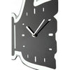 Nextime Nextime KLOK 3072ZW GUBS UP, 40.5X41.CM, Wall, Black Silver