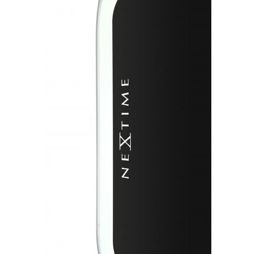 Nextime Nextime KLOK 3072ZW GUBS UP, 40.5X41.CM, Wall, Black Silver
