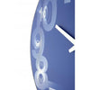 Nextime Nextime Klok 3077BL 3D, Ø39,5 cm, mur, blanc bleu