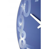Nextime Nextime Klok 3077BL 3D, Ø39,5 cm, mur, blanc bleu
