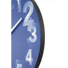 Nextime Nextime Klok 3077BL 3D, Ø39,5 cm, mur, blanc bleu