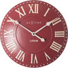 Nextime Nextime Klok 3083ro London Roman, Ø34,5 cm, mur, blanc rouge