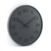 Nextime Nextime Klok 3096gs Bois Médium, Ø35,5 cm, mur, gris