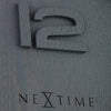 Nextime Nextime Klok 3096gs Bois Médium, Ø35,5 cm, mur, gris