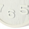Nextime Nextime Klok 3096wi Bois Mémeuble en bois, Ø35,5 cm, mur, blanc