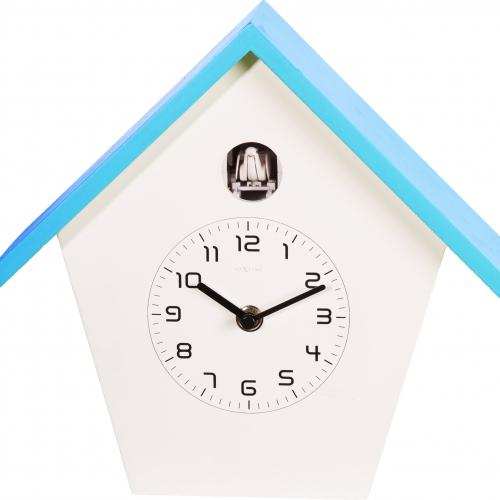 Nextime Nextime Klok 3108BL Birdy, 24.5x25.5x9,8 cm, mur, blanc bleu