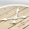 Nextime Nextime Klok 3134Wi Planche, Ø50 cm, mur, blanc