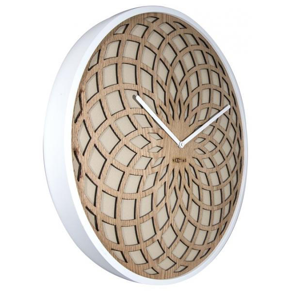Nextime Nextime Klok 3149BE SUN Large, Ø50 cm, mur, beige