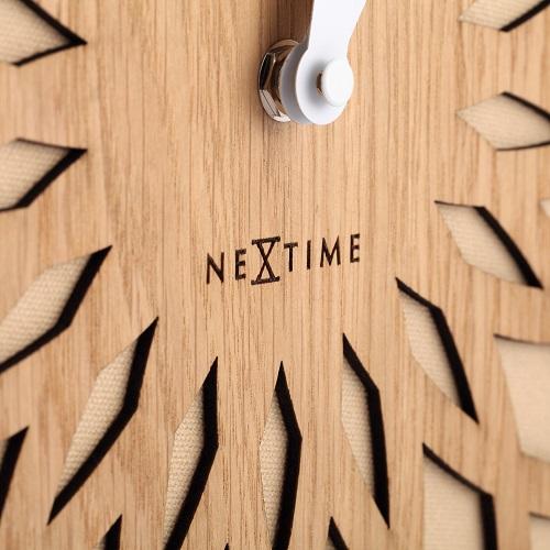 Nextime Nextime Klok 3149BE SUN Large, Ø50 cm, mur, beige