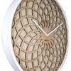 Nextime Nextime Klok 3150be Sun Small, Ø35 cm, mur, beige