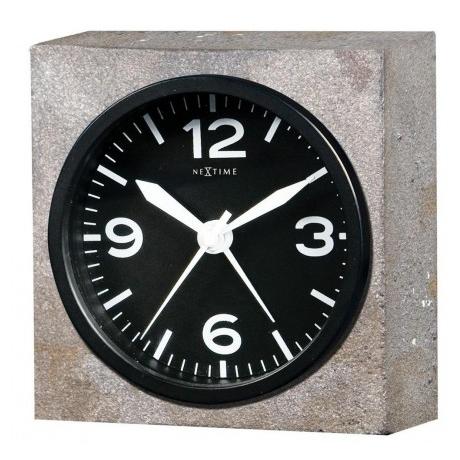 Nextime Nextime Klok 5167 Métal lourd en temps réel, 9,5x9.5x3,2 cm, mur, gris
