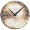 Nextime Nextime Klok 5172 Little Disco, Ø20 cm, mur, argent