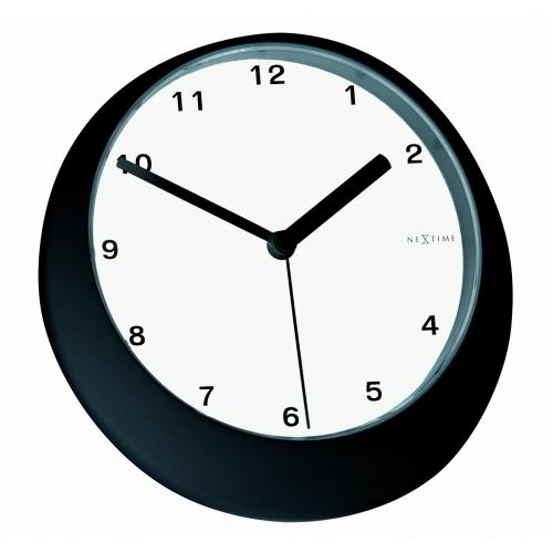 Nextime Nextime Klok 5174 Swal Balance, Ø18,5 cm, mur, noir
