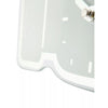 Nextime Nextime Klok 5185WI Mini pouces vers le haut, 20,5x21 cm, mur, argent blanc