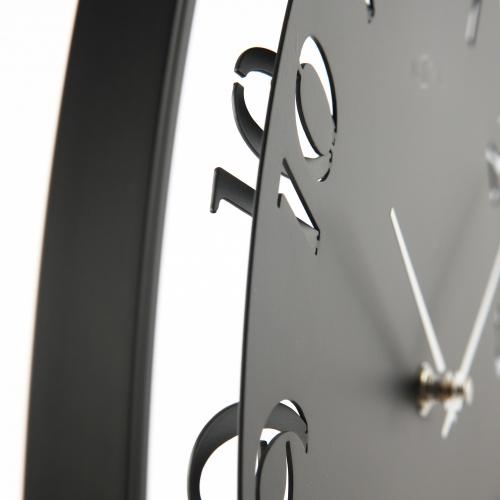 Nextime Nextime Klok 5188ZW Ting, 41x40 cm, noir