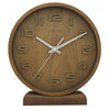 Nextime Nextime Horloge 5192GS Bois Bois petit, 22x20 cm, mur, bois, gris