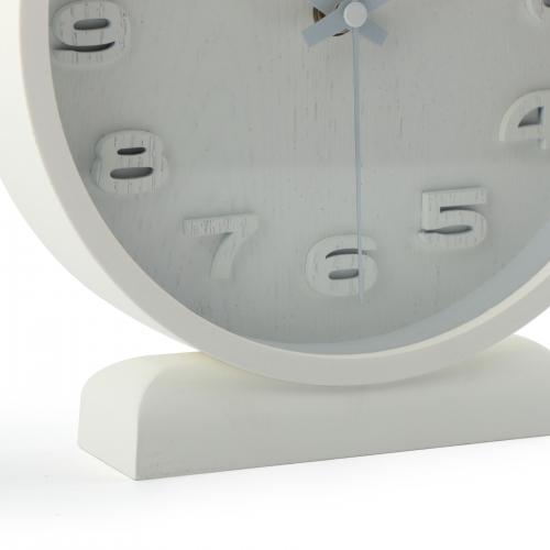 Nextime Nextime Klok 5192WI Bois de bois petit 22x20 cm, mur, blanc