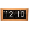Nextime Nextime Klok 5198co Flip, 16,7x36 cm, retournement, cuivre noir