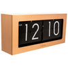 Nextime Nextime Klok 5198co Flip, 16,7x36 cm, retournement, cuivre noir