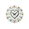 Nextime Nextime Klok 8030 vous aime, Ø43 cm, mur, multicolore blanc